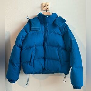 Lacoste Men’s Puffer Jacket Blue Size 42 (XL)